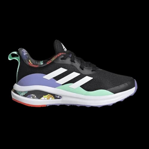 (GS) adidas FortaRun 'Floral - Black Pulse Mint'