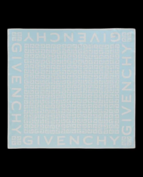 Givenchy 4G Logo Square Scarf Grey/Blue