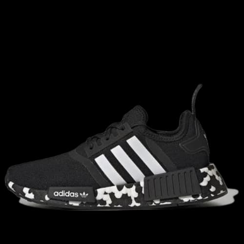 (GS) adidas originals NMD_R1 'Black White'