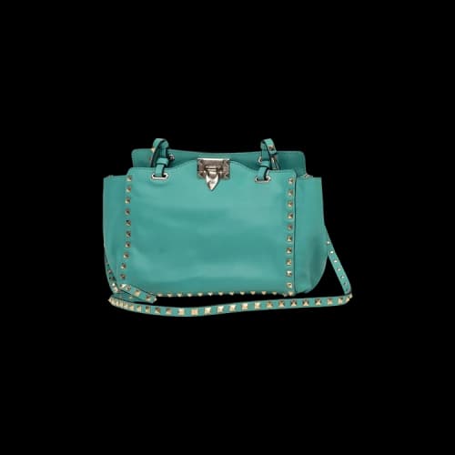 Valentino Rockstud Trapeze Small Tote 'Yellow'