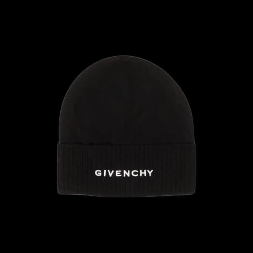 Givenchy Wool Logo Embroidered Beanie 'Black'