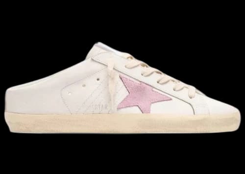 Golden Goose Super-Star Sabot Milk White Lilac (Women's)