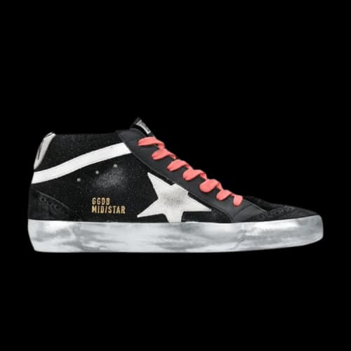 Golden Goose Mid Star 'Wave Sparkle - Black' (Women's)