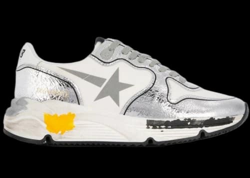 Golden Goose Running Sole Silver (Women's)