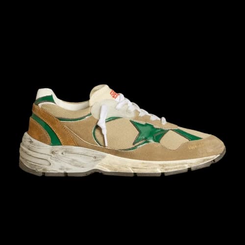 Golden Goose Dad-Star 'White Taupe Green' (Women's)