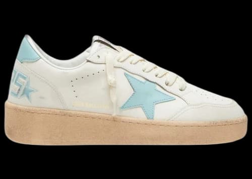 Golden Goose Ball Star White Light Blue (Women's)