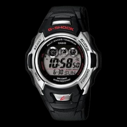 CASIO G-Shock Digital 'Black Silver'