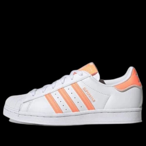 adidas Originals Superstar Shoes 'Fluorescent Orange' (Women's)