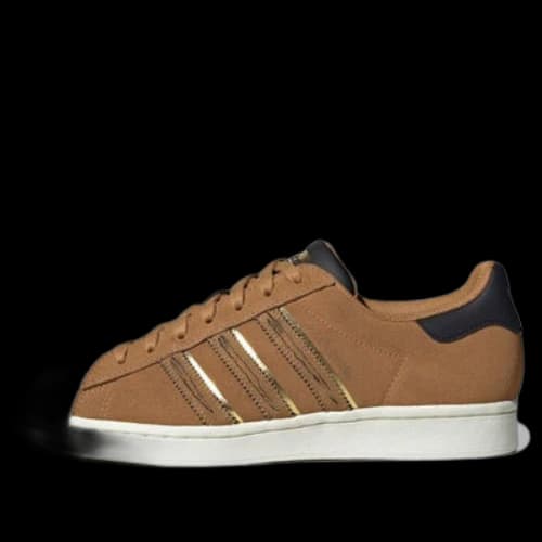 adidas originals Superstar CNY 'Brown White Black'