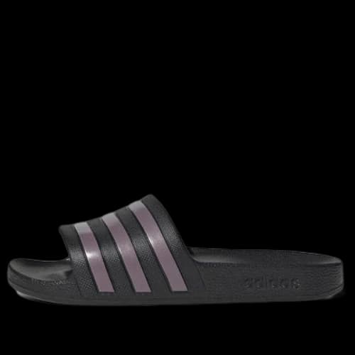 adidas Adilette Aqua 'Black Purple' (Women's)