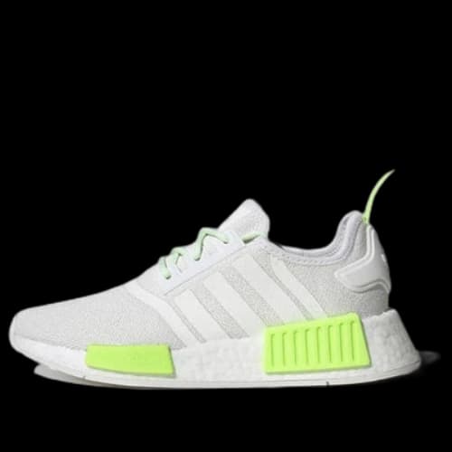 (GS) adidas originals NMD_R1 'White Signal Green'