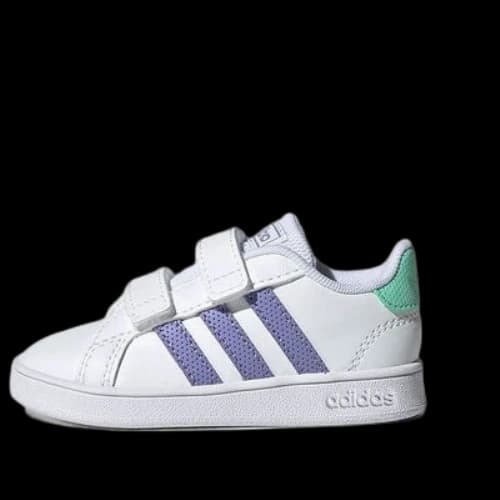 (TD) adidas Grand Court 'White Purple Mint'