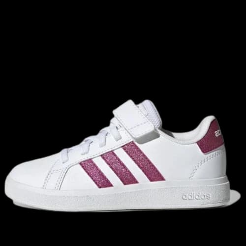 (PS) adidas Grand Court 2.0 'White Team Real Magenta'