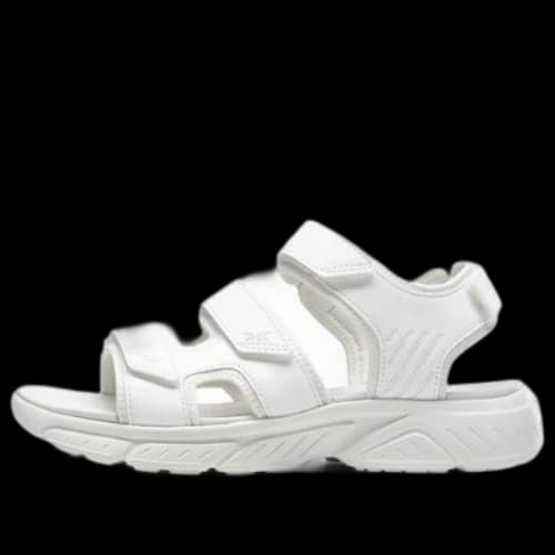 Reebok Hyperium Sandal Velcro Open Toe Flat Heel Sports White Sandals