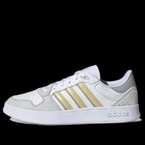 adidas Breaknet Plus 'White Gray Yellow' (Women's)