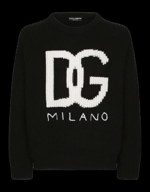 Dolce & Gabbana Pull Girocollo Jumper Black