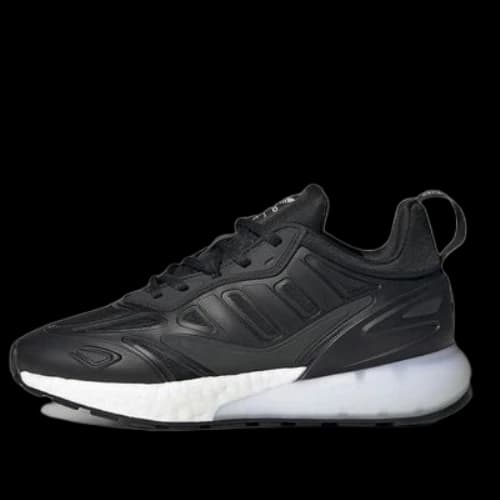 (GS) adidas originals ZX 2K Boost 2.0 'Black Silver Metallic'