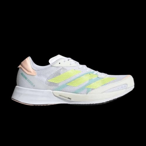 adidas Adizero Adios 6 'White Pulse Lime' (Women's)