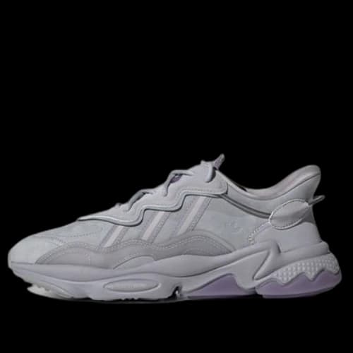 adidas originals Ozweego Cozy Wear-Resistant Running Shoes Gray Purple