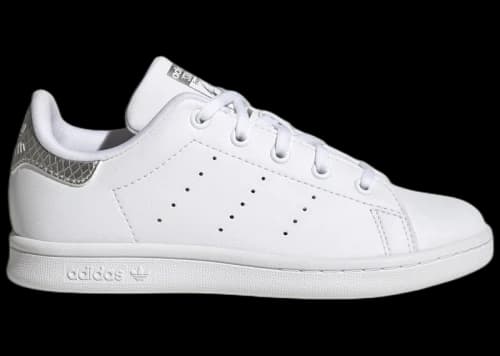 adidas Stan Smith Cloud White Grey Silver Metallic (PS)