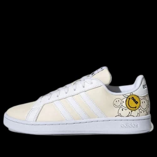 adidas neo x Smiley Grand Court 'Cream Yellow' (Women's)