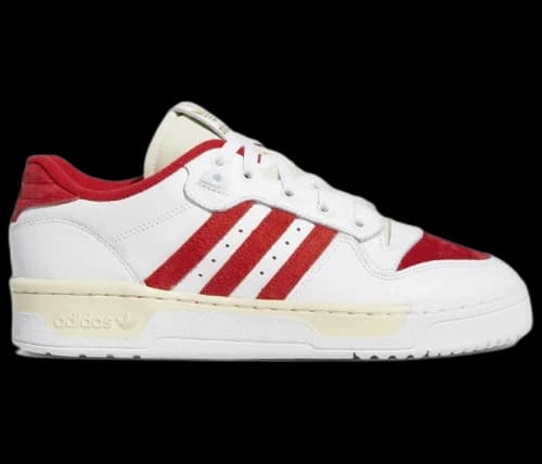 adidas Rivalry Low Premium Footwear White Scarlet