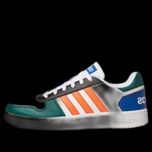 adidas Hoops 2.0 'White Green Orange'