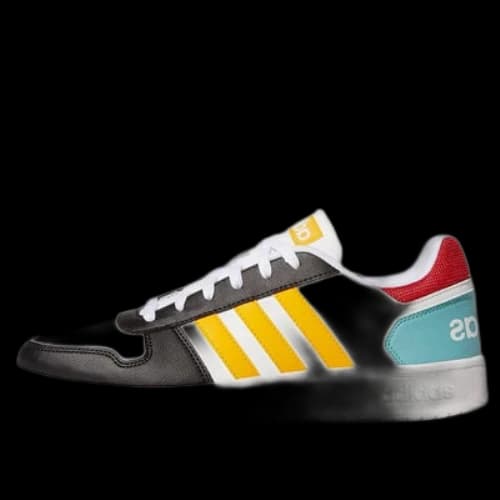 adidas Hoops 2.0 'White Black Yellow'