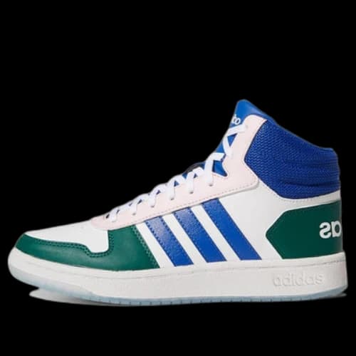 adidas Hoops 2.0 Mid Shoes 'White Royal Blue' (Women's)