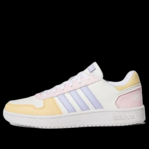 adidas Hoops 2.0 'White Yellow Pink' (Women's)