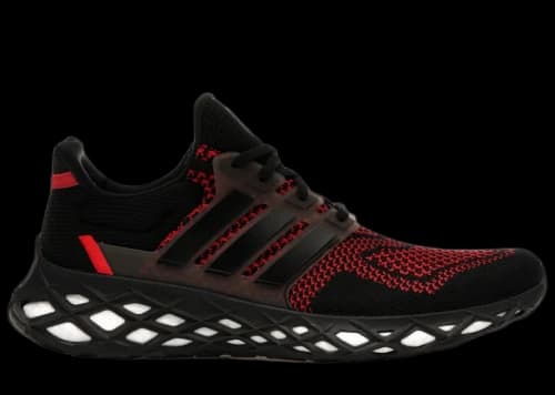 adidas Ultra Boost Web DNA Core Black Vivid Red