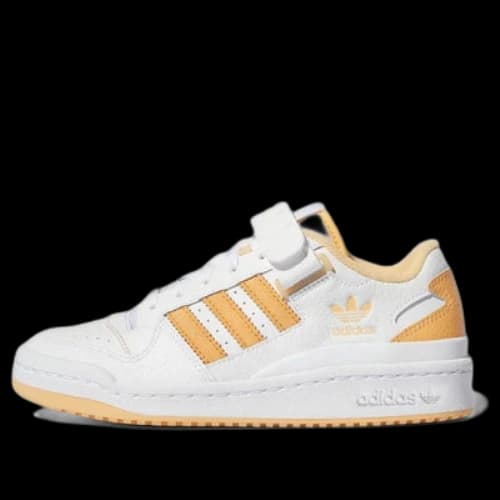 (GS) adidas originals Forum Low 'White Yellow'