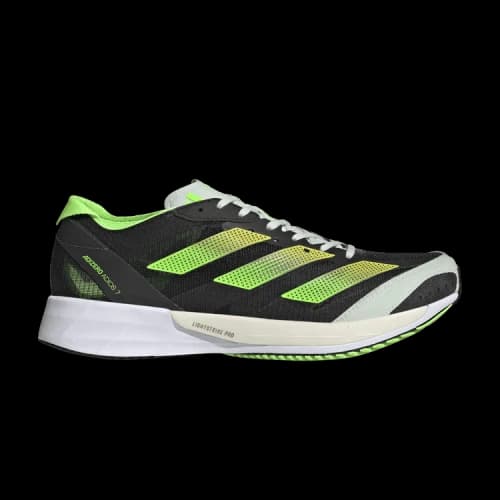 adidas Adizero Adios 7 'Black Solar Green' (Women's)