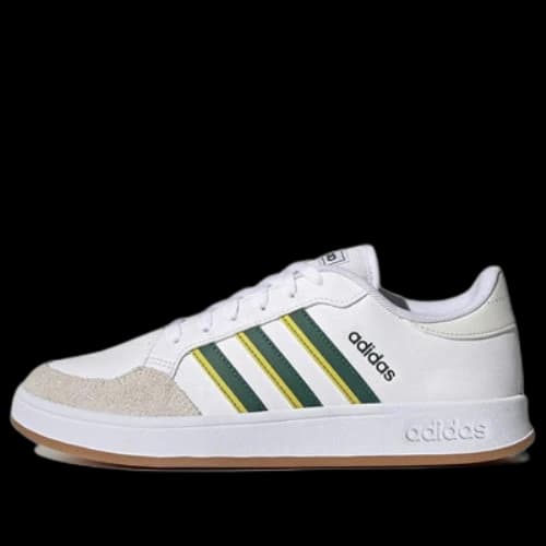 adidas Breaknet Court Lifestyle Shoes 'Collegiate Green Impact Yellow'