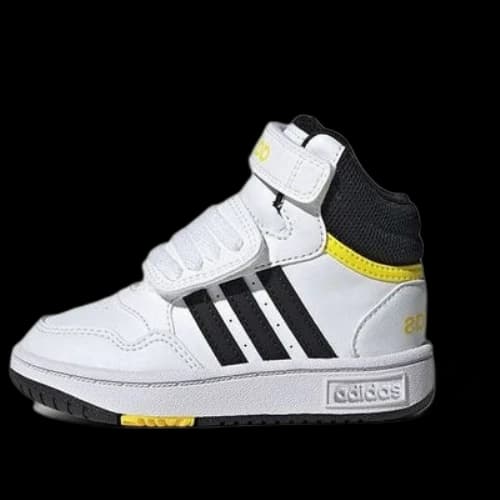 (TD) adidas Hoops MID 3.0 AC I Shoes 'White Black Yellow'