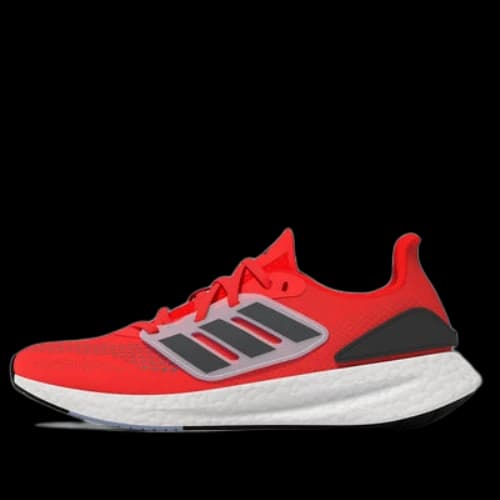(GS) adidas PureBoost 22 Shoes 'Red Black'