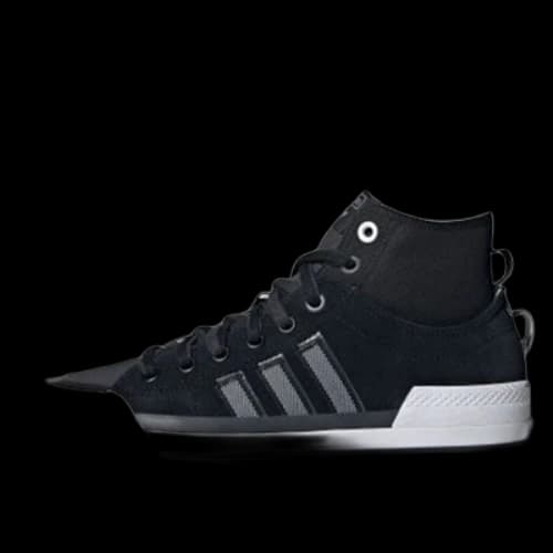 adidas Nizza Hi DL 'Black White Silver'
