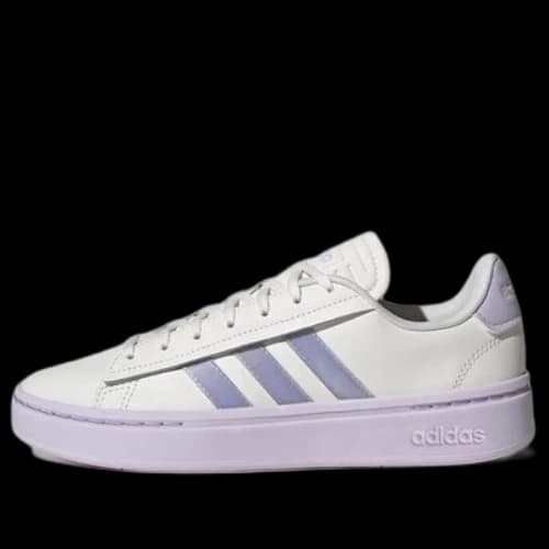 adidas neo Grand Court Alpha 'White Purple' (Women's)