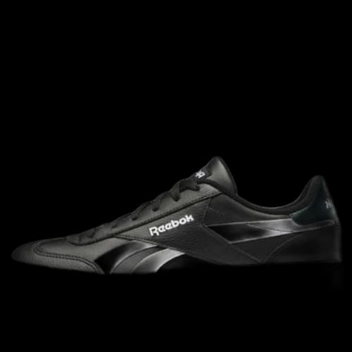 Reebok Vector Smash Cozy Casual Skateboarding Shoes Unisex Black White