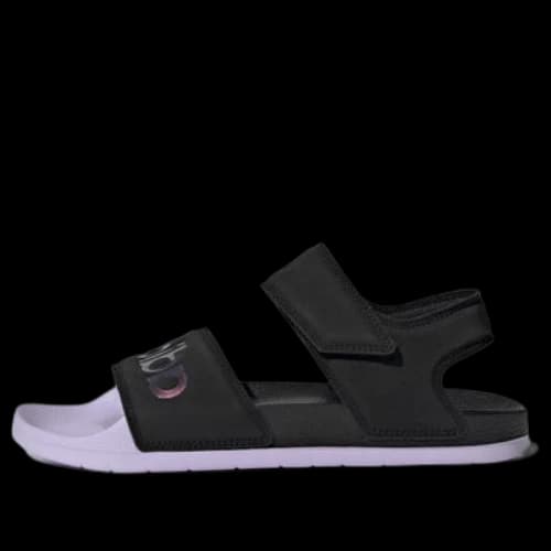 adidas Adilette Sandal Cozy Breathable Black Purple Unisex Sandals 'Black Purple'