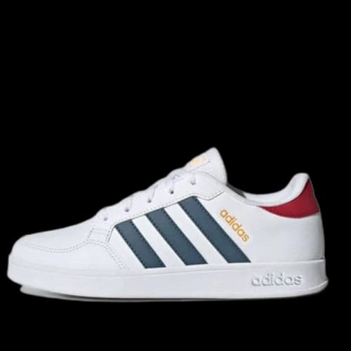(GS) adidas Breaknet 'White Indigo Scarlet'