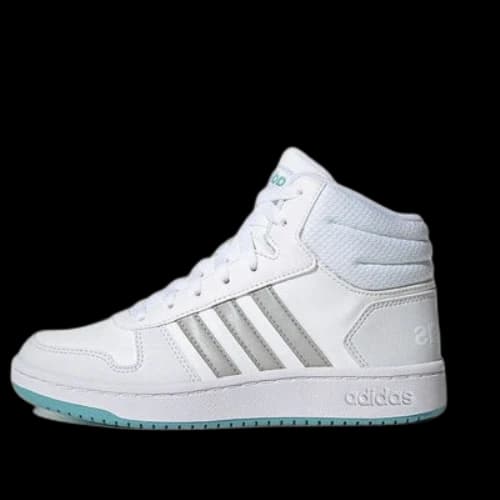 (GS) adidas Hoops Mid 2.0 'White Grey'