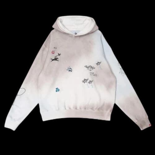 Jungles Desire Hoodie 'Spray Dyed'