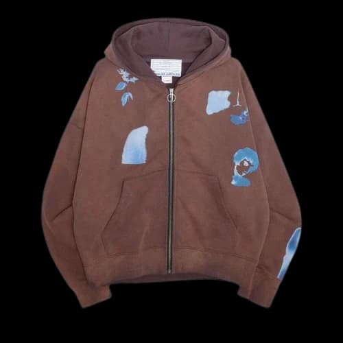 Jungles Waiting Around Zip Hoodie 'Purple'