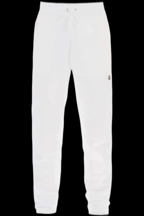 Moncler x Fragment Hiroshi Fujiwara Jersey Jogging Pants White