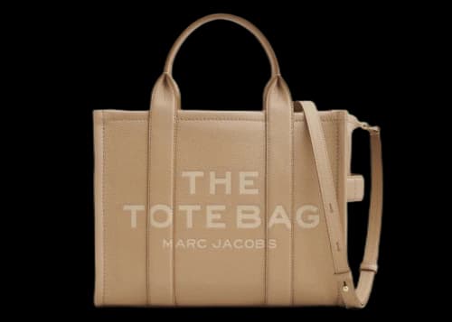 Marc Jacobs The Leather Medium Tote Bag Camel