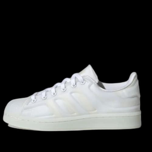 (GS) adidas originals Superstar Futureshell J 'All White'