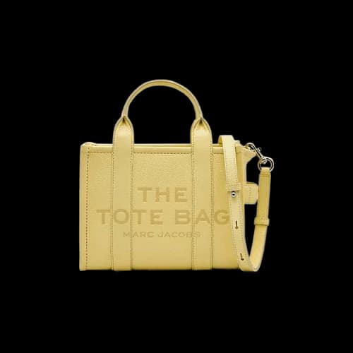 Marc Jacobs The Small Leather Tote Bag Custard