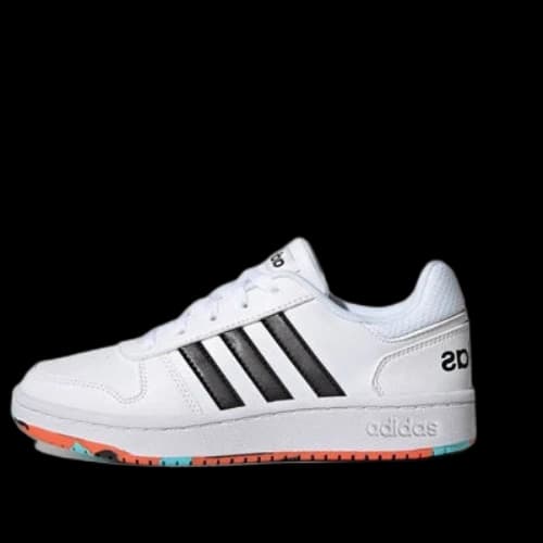 (GS) adidas Hoops 2.0 K 'White Black'