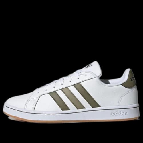 adidas neo Grand Court 'White Army Green'